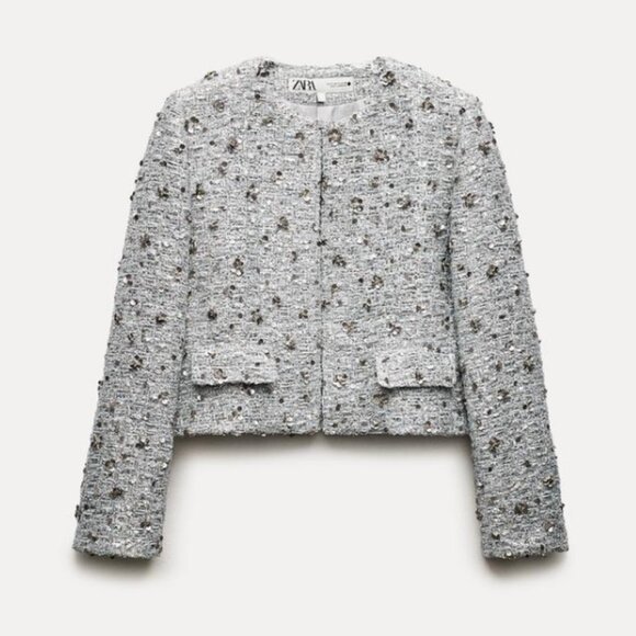 Zara Jackets & Blazers - Zara Sequin Jacket